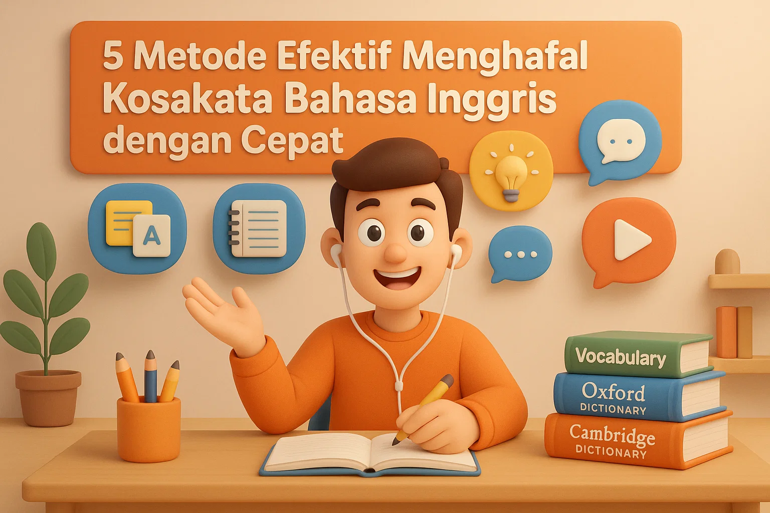 5 Metode Efektif Menghafal Kosakata Bahasa Inggris dengan Cepat 5 Metode Efektif Menghafal Kosakata Bahasa Inggris dengan Cepat